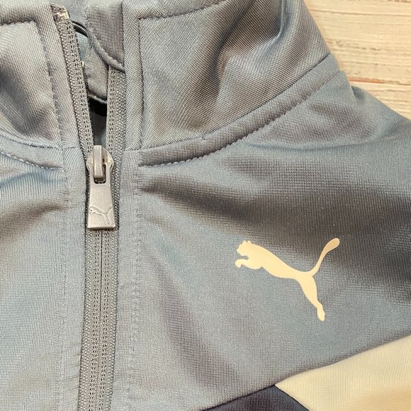 Boys Puma Color Block Performance Track Jacket - Picture 2 of 4